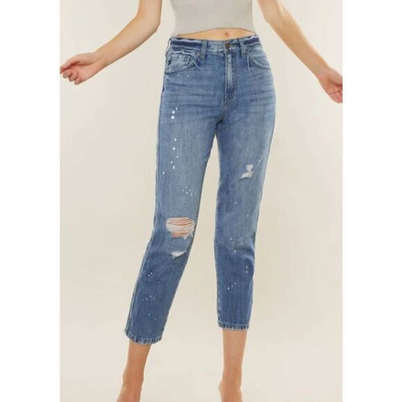 Kancan Lorelei Ultra High Rise Mom Jeans sz 16W - Picture 1 of 5